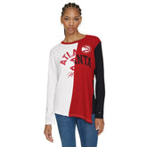 Atlanta Hawks Tommy Jeans Women's Amelia Color Blocked Long Sleeve T-Shirt