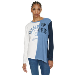 Memphis Grizzlies Tommy Jeans Women's Amelia Color Blocked Long Sleeve T-Shirt