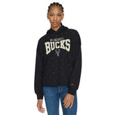 Milwaukee Bucks Tommy Jeans Women's Stella Cropped Pullover Hoodie
