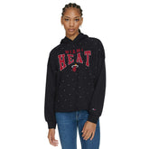 Miami Heat Tommy Jeans Women's Stella Cropped Pullover Hoodie