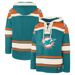 '47 Superior Lacer Pullover Hoodie - Miami Dolphins Hoodies