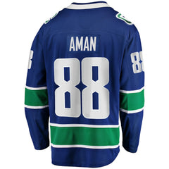 NHL Nils Aman Vancouver Canucks Fanatics Home Premier Breakaway Player Jersey