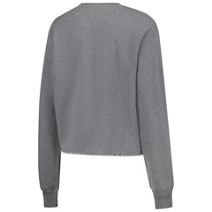 Los Angeles Lakers Sportiqe Women's Varsity Collection Kacey Cropped Pullover Sweatshirt
