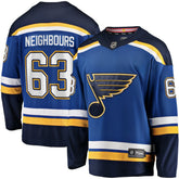 NHL Jake Neighbours St. Louis Blues Fanatics Home Premier Breakaway Player Jersey