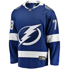 NHL Emil Lilleberg Tampa Bay Lightning Fanatics Home Premier Breakaway Player Jersey