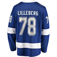 NHL Emil Lilleberg Tampa Bay Lightning Fanatics Home Premier Breakaway Player Jersey