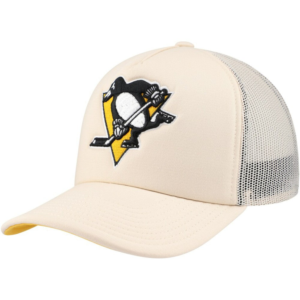 NHL Pittsburgh Penguins Mitchell & Ness Foam Front Trucker Adjustable Hat