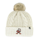 '47 Women's Meeko Cuffed Knit Hat with Pom - Cleveland Browns Hats