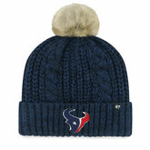 '47 Women's Meeko Cuffed Knit Hat with Pom - Houston Texans Hats