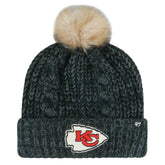 '47 Women's Meeko Cuffed Knit Hat with Pom - Kansas City Chiefs Hats