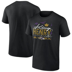 Derrick Henry King Henry's Crown T-Shirt - Baltimore Ravens T-shirts