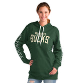 Milwaukee Bucks G-III 4Her by Carl Banks Women's Base Coach Pullover Hoodie