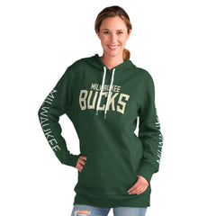 Milwaukee Bucks G-III 4Her by Carl Banks Women's Base Coach Pullover Hoodie