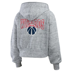 Washington Wizards WEAR by Erin Andrews Women's Speckled Radiator Full-Zip Hoodie