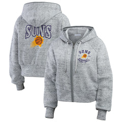 Phoenix Suns WEAR by Erin Andrews Women's Speckled Radiator Full-Zip Hoodie