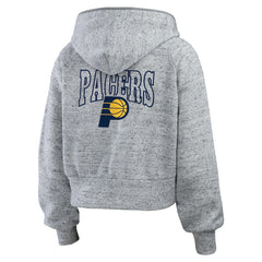 Indiana Pacers WEAR by Erin Andrews Women's Speckled Radiator Full-Zip Hoodie