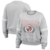 Chicago Bulls WEAR by Erin Andrews Women's French Terry Pullover Sweatshirt