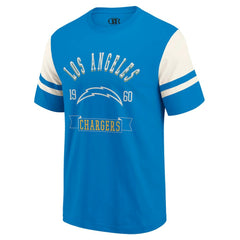 Darius Rucker Collection Football T-Shirt - Los Angeles Chargers T-shirts