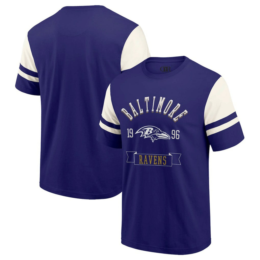 Darius Rucker Collection Football T-Shirt - Baltimore Ravens T-shirts