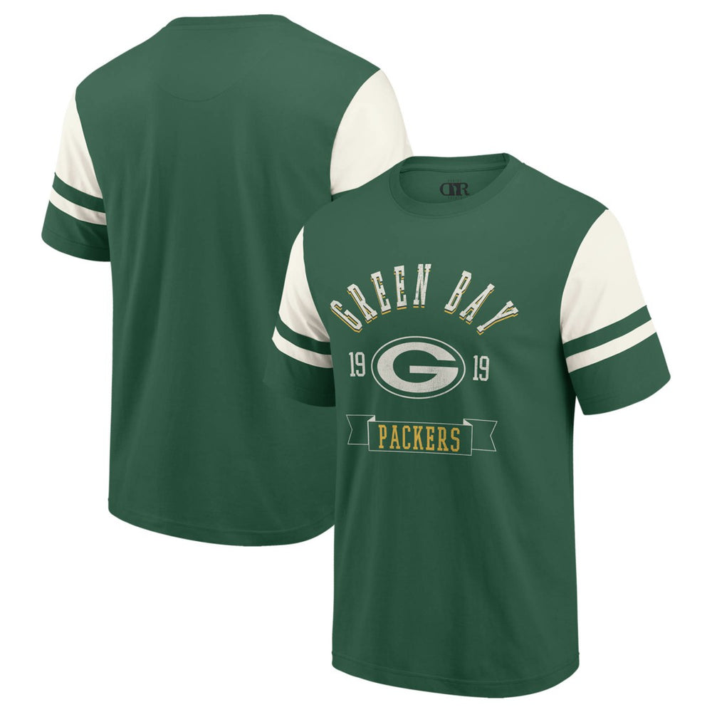 Darius Rucker Collection Football T-Shirt - Green Bay Packers T-shirts