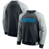 Darius Rucker Collection Colorblock Pullover Sweatshirt - Carolina Panthers Pullover