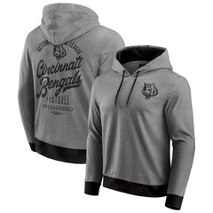 Darius Rucker Collection Tonal Knit Pullover Hoodie - Cincinnati Bengals Hoodies