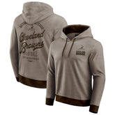 Darius Rucker Collection Tonal Knit Pullover Hoodie - Cleveland Browns Hoodies