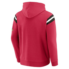Darius Rucker Collection Football Washed Pullover Hoodie - Arizona Cardinals Hoodies