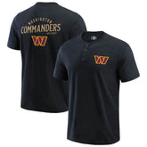 Darius Rucker Collection Washed Henley T-Shirt - Washington Commanders T-shirts