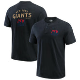 Darius Rucker Collection Washed Henley T-Shirt - New York Giants T-shirts