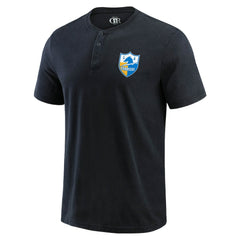Darius Rucker Collection Washed Henley T-Shirt - Los Angeles Chargers T-shirts