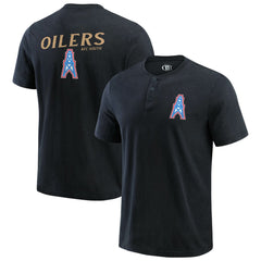 Darius Rucker Collection Washed Henley T-Shirt - Tennessee Titans T-shirts