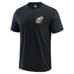 Darius Rucker Collection Washed Henley T-Shirt - New Orleans Saints T-shirts