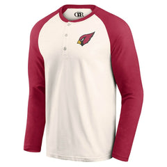 Darius Rucker Collection Raglan Henley T-Shirt - Arizona Cardinals T-shirts