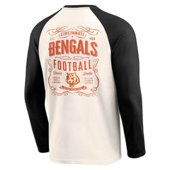 Darius Rucker Collection Raglan Henley T-Shirt - Cincinnati Bengals T-shirts