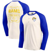 Darius Rucker Collection Raglan Henley T-Shirt - Los Angeles Rams T-shirts
