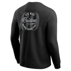 Darius Rucker Collection Washed Waffle-Knit Long Sleeve T-Shirt - Las Vegas Raiders T-shirts