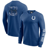 Darius Rucker Collection Washed Waffle-Knit Long Sleeve T-Shirt - Indianapolis Colts T-shirts