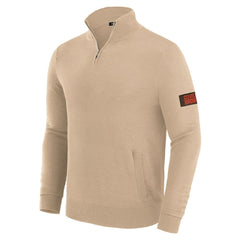 J. Palmer Franchise Quarter-Zip Sweater - Cleveland Browns