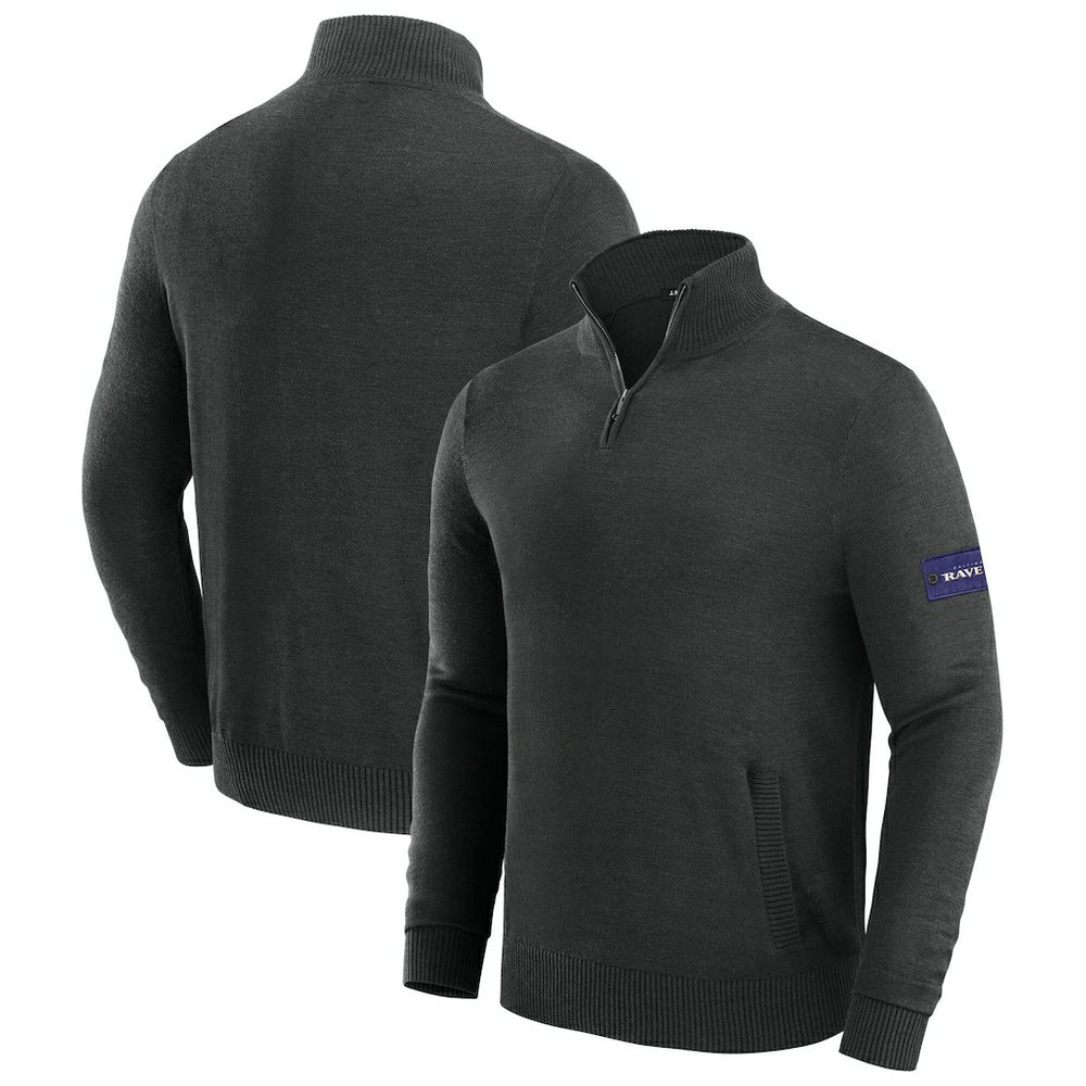 J. Palmer Franchise Quarter-Zip Sweater - Baltimore Ravens