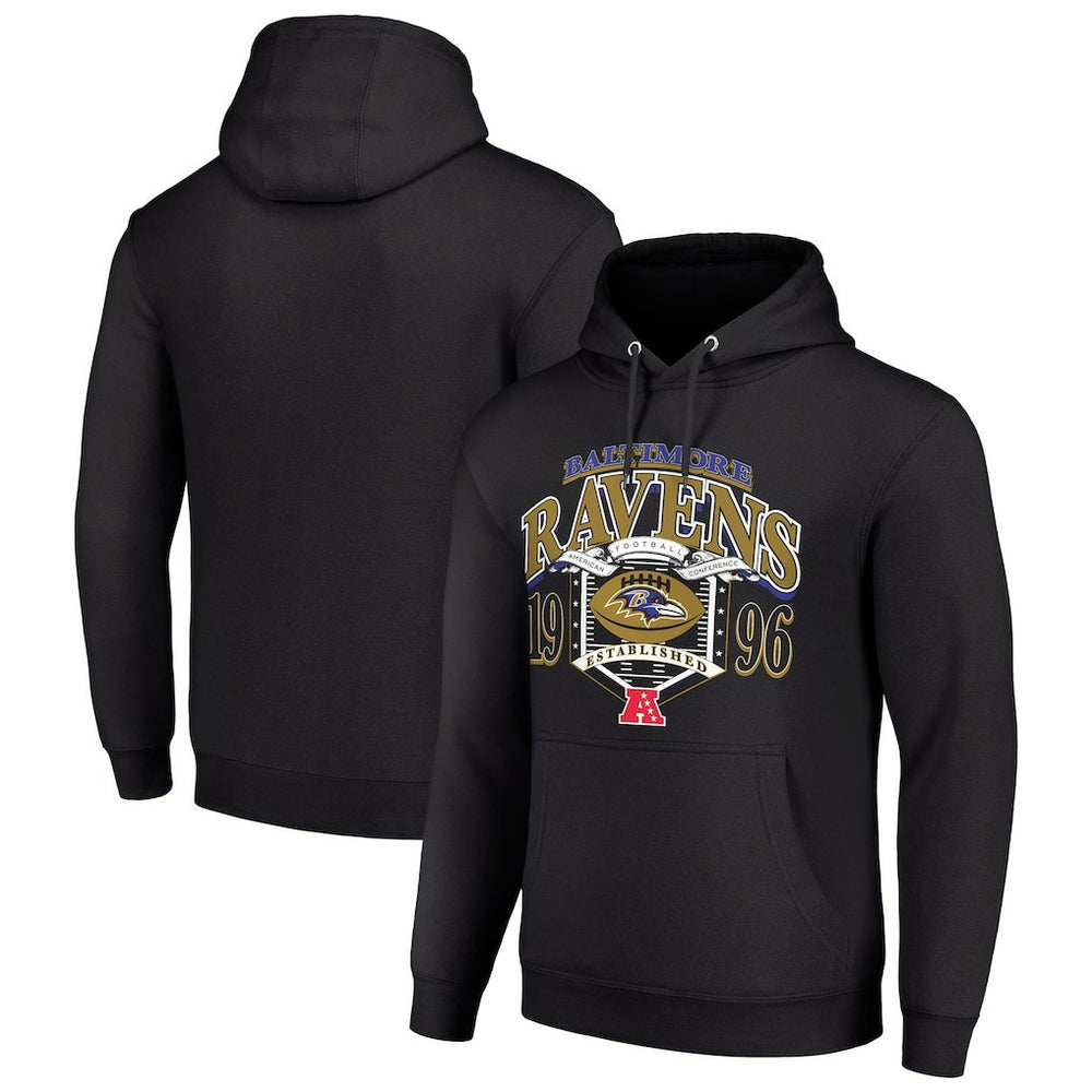 Starter 80s Retro Pullover Hoodie - Baltimore Ravens Hoodies