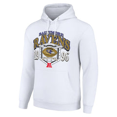 Starter 80s Retro Pullover Hoodie - Baltimore Ravens Hoodies