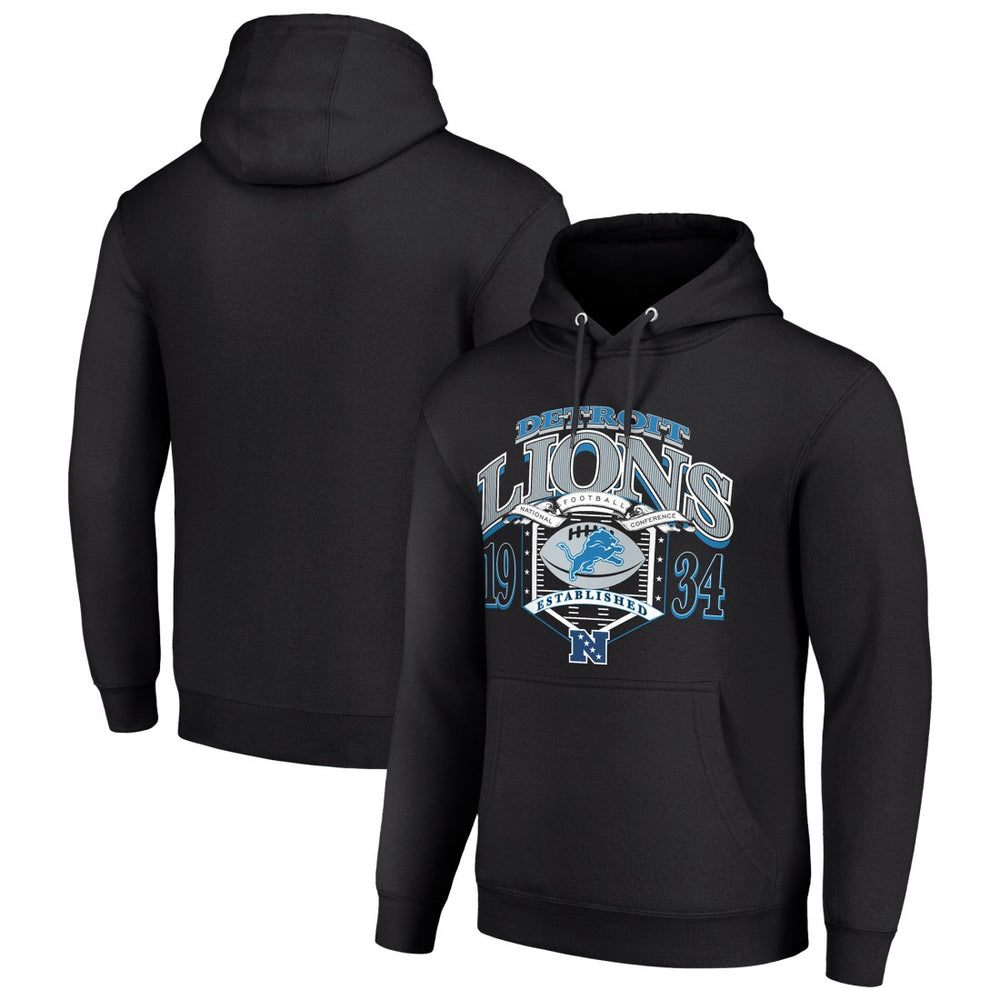 Starter 80s Retro Pullover Hoodie - Detroit Lions Hoodies