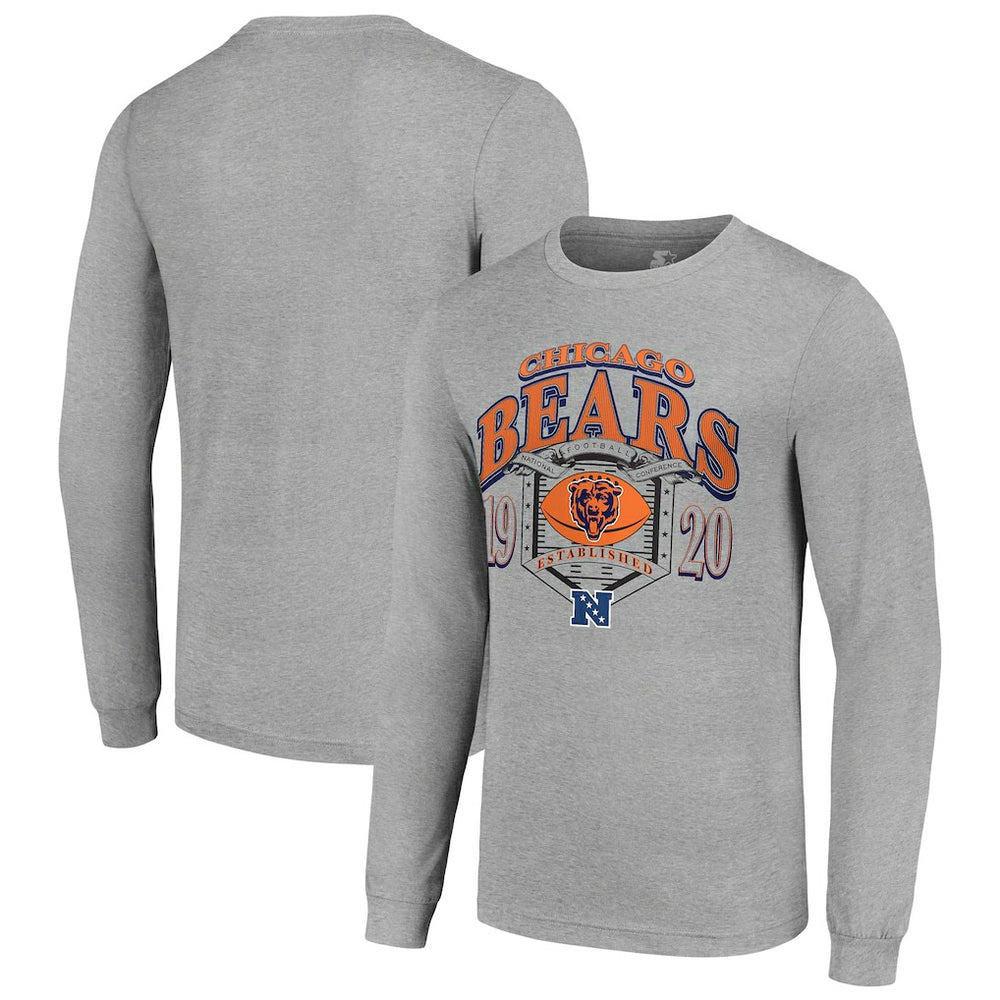Starter Retro Long Sleeve Graphic T-Shirt - Chicago Bears T-shirts