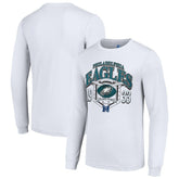 Starter Retro Long Sleeve Graphic T-Shirt - Philadelphia Eagles T-shirts