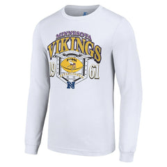 Starter Retro Long Sleeve Graphic T-Shirt - Minnesota Vikings T-shirts