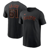 Jung Hoo Lee San Francisco Giants Nike Fuse Name & Number T-Shirt – Black