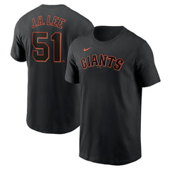 Jung Hoo Lee San Francisco Giants Nike Fuse Name & Number T-Shirt – Black