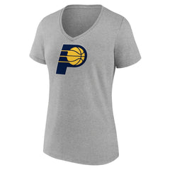 Indiana Pacers Women's Primary Logo V-Neck T-Shirt