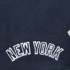 Navy New York Yankees Mitchell & Ness Full Frontal Snapback Hat